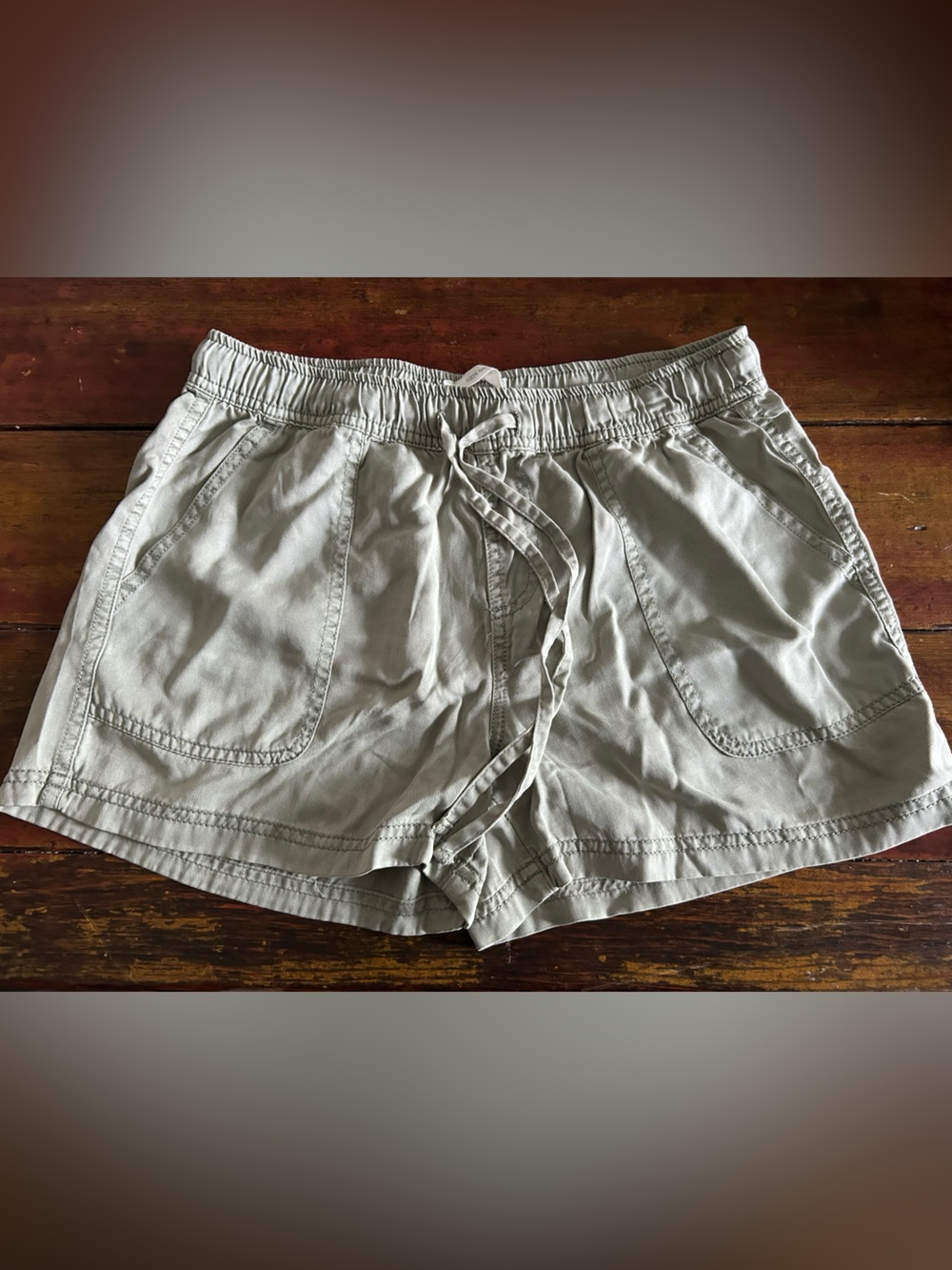 C&C California Light Gray Athletic Drawstring Shorts